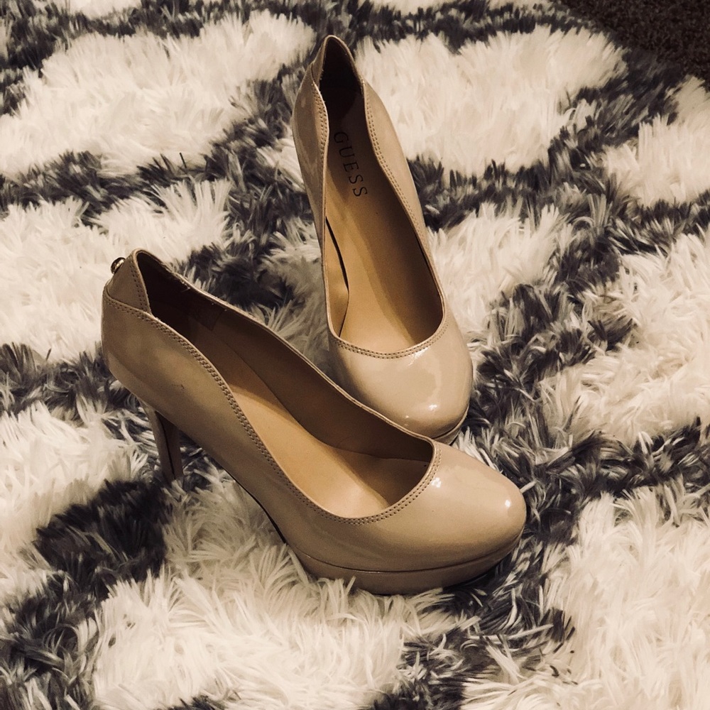 Guess Nude Platform Pumps SEE DESCRIPTION
